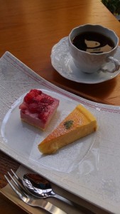 エピックヴューのケーキセット